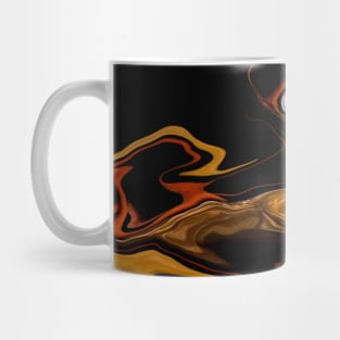 Ancient Treasure - Digital Liquid Paint Swirls Mug